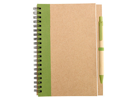 Cuaderno ecológico tamaño (equivalente a 1/2 oficio). Set de 12 unidades