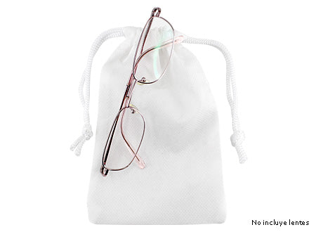 Funda para lentes de TNT. Medidas 11 x 17 cm. Set de 100 unidades
