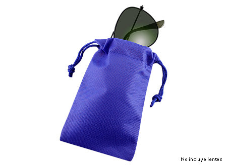 Funda para lentes de TNT. Medidas 11 x 17 cm. Set de 100 unidades