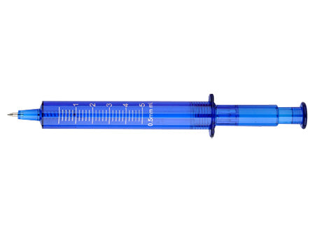 Bolígrafo de plástico "Syringe". Set de 100 unidades