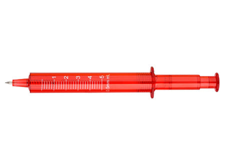 Bolígrafo de plástico "Syringe". Set de 100 unidades