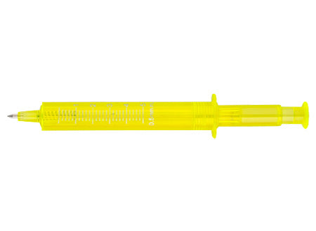 Bolígrafo de plástico "Syringe". Set de 100 unidades