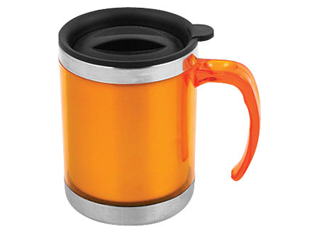 Mug de Acero Inoxidable 440cc. Set de 12 unidades