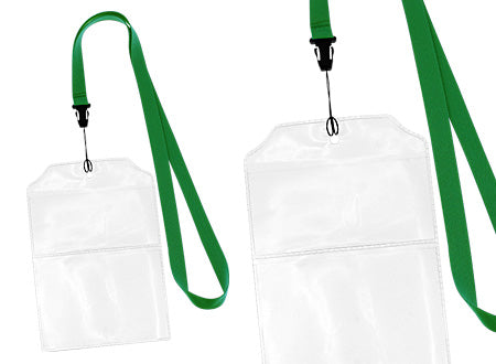 Lanyard "Fair" de polyester liso de 1.5 cm de ancho para sublimación. Set de 100 unidades