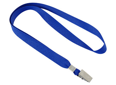 Lanyard porta credencial Clasico polyester de 1.5 cm de ancho. Set de 100 unidades