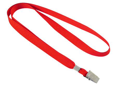 Lanyard porta credencial Clasico polyester de 1.5 cm de ancho. Set de 100 unidades