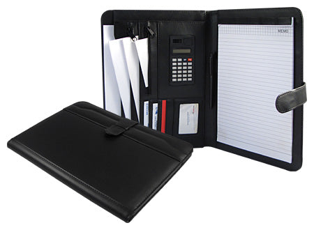 Carpeta Ejecutiva.25 x 33 x 2.5 cm (cerrado) / 50 x 33 cm (abierto).