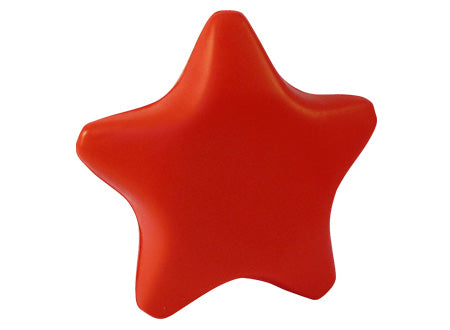 Pelota anti-stress con forma de estrella. Set de 50 unidades