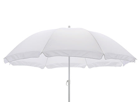 Quitasol. Arco 170 cm / Ø 140 cm / Alto 196 cm.