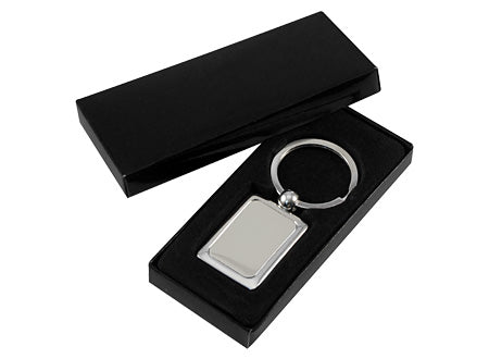 Llavero Metálico Cuadrado/presentacion con estuche