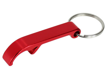 Llavero aluminio que combina la función de un destapado.Presentacion en su estuche de regalo. Set de 100 unidades
