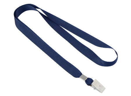 Lanyard porta credencial Clasico polyester de 1.5 cm de ancho. Set de 100 unidades