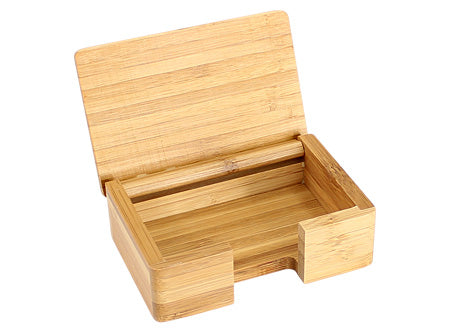 Tarjetero Sobremesa de Bamboo. Set de 12 unidades