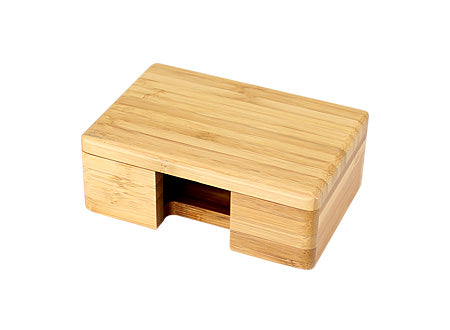 Tarjetero Sobremesa de Bamboo. Set de 12 unidades
