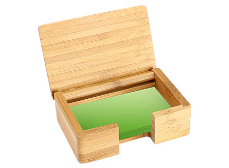 Tarjetero Sobremesa de Bamboo. Set de 12 unidades