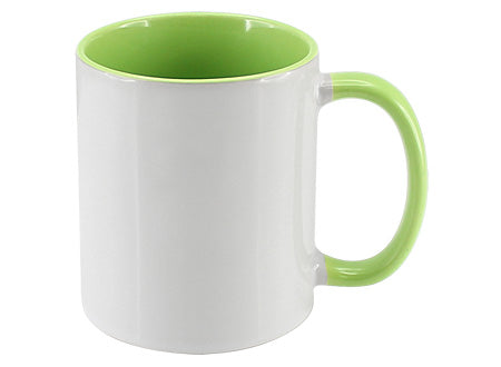 Tazón Cerámico Bicolor para Sublimación. Set de 12 unidades