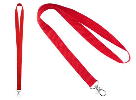 Lanyard porta credencial texturado simple. Set de 100 unidades