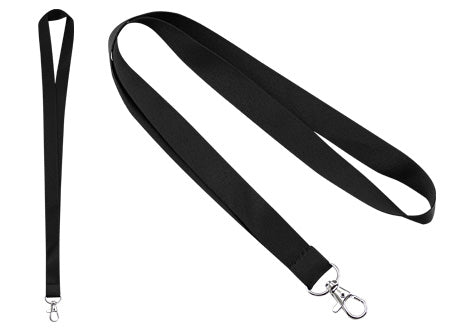 Lanyard Porta-Credencial de Polyester liso de 2cm. de ancho para Sublimación. Set de 100 unidades