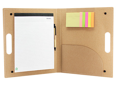 Carpeta Ecológica.28 x 34 x 2 cm (cerrado) / 58 x 34 cm (abierto). Set de 12 unidades