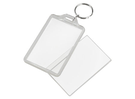 Llavero Grande con Porta-Foto Acrílico . Pack 12 unidades