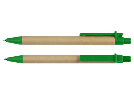 Boligrafo ecologico modelo Campis. Set de 100 unidades