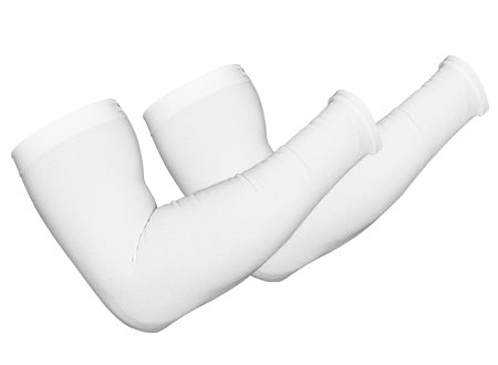 par de mangas protectoras para brazos confeccionadas en suave tela de poliéster. Set de 12 pares