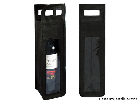 Porta-Botella de Vino de TNT para 1 sola botella. Pack 12 unidades