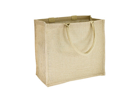 Bolsa de Yute modelo Shang. 39 x 36 x 15 cm. Set de 12 unidades