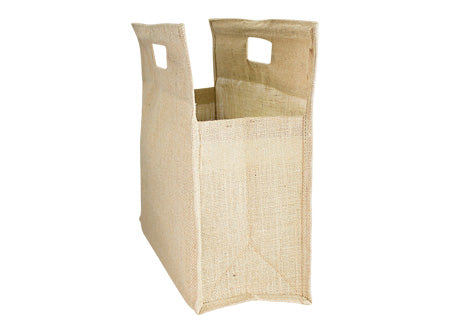 Bolsa de Yute modelo Biosfera. 40 x 36 x 15 cm. Set de 12 unidades