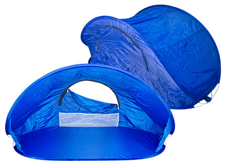 Mini Carpa de Playa. 127 x 52 x 70 cm abierta / Ø 50 cm cerrada.