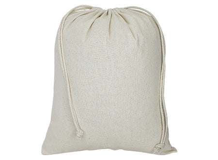 Saco 100% Algodón 120g. 28 x 34 cm. Set de 12 unidades