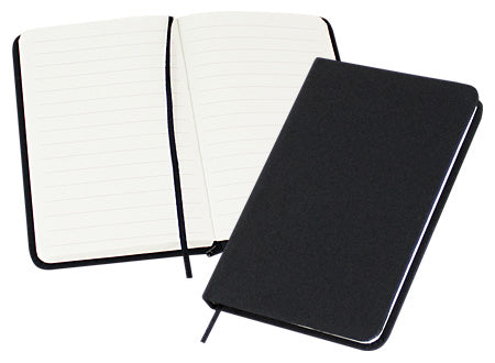 Libreta de Tela, formato A6 con una cubierta de cartón piedra revestida de tela de lino