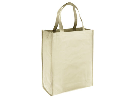 Bolsa reutilizable TNT modelo "Shopper". Pack 12 unidades