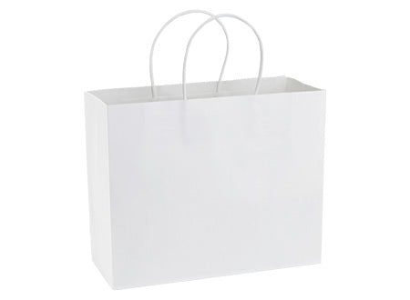 Bolsa de Papel 120g/m2. Medidas 30 x 25 x 10 cm. Pack 12 unidades