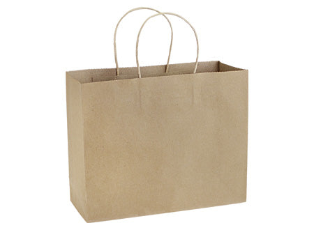Bolsa de Papel 120g/m2. Medidas 30 x 25 x 10 cm. Pack 12 unidades