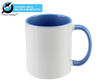 Tazón Cerámico Bicolor para Sublimación. Set de 12 unidades