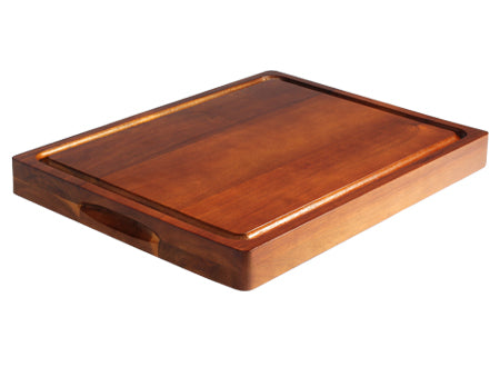 Tabla robusta de madera acacia "Uso reversible"