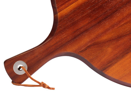 Tabla Circular de Madera Sólida de Acacia: Versátil para Cortar y Servir