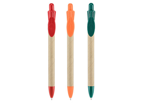 Boligrafo ecologico Verdu. Set de 100 unidades
