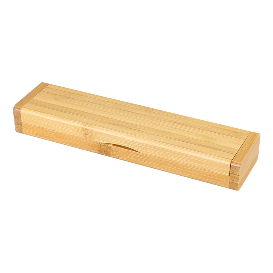 Estuche de Madera de Bamboo para 1 bolígrafo. Pack de 12 unidades