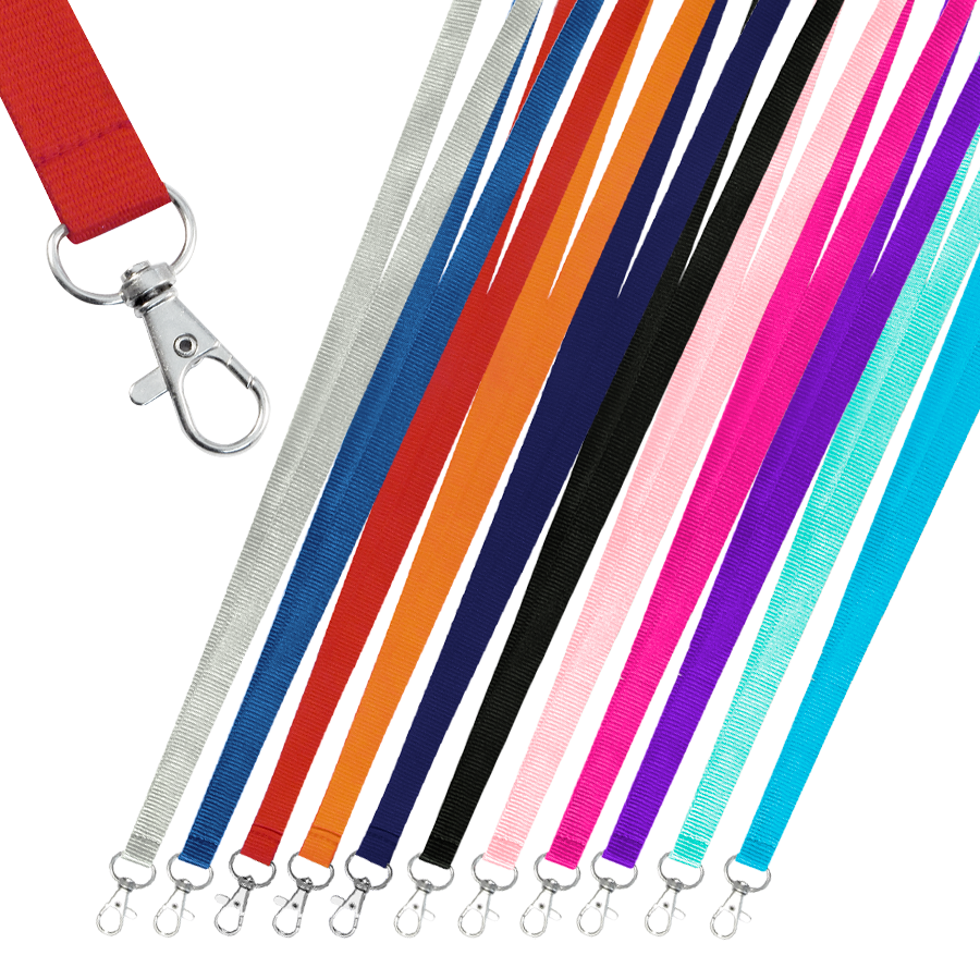 Lanyard Porta-Credencial• Tamaño: 1.5x100cm. Set de 100 unidades