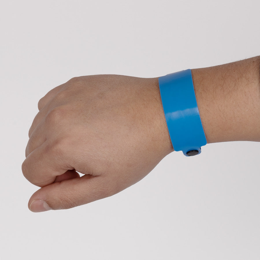 Pulsera plástica de PVC. Pack de 100 Unidades