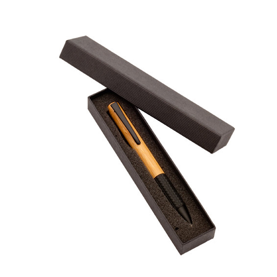 Bolígrafo Ejecutivo Bamboo. Set de 2 unidades