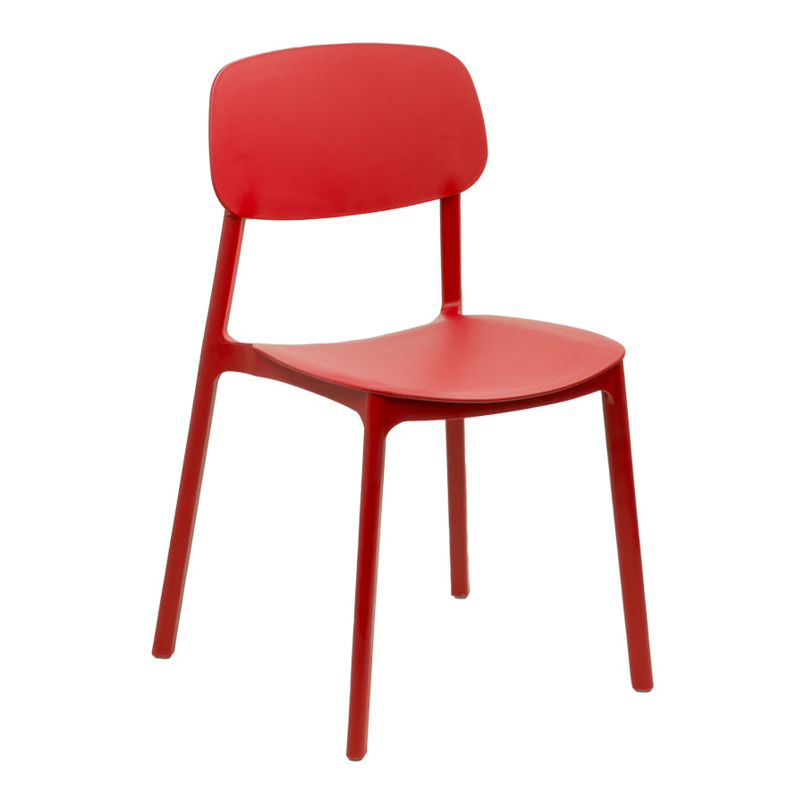 Silla apilable de plástico rígido "MARVIN"