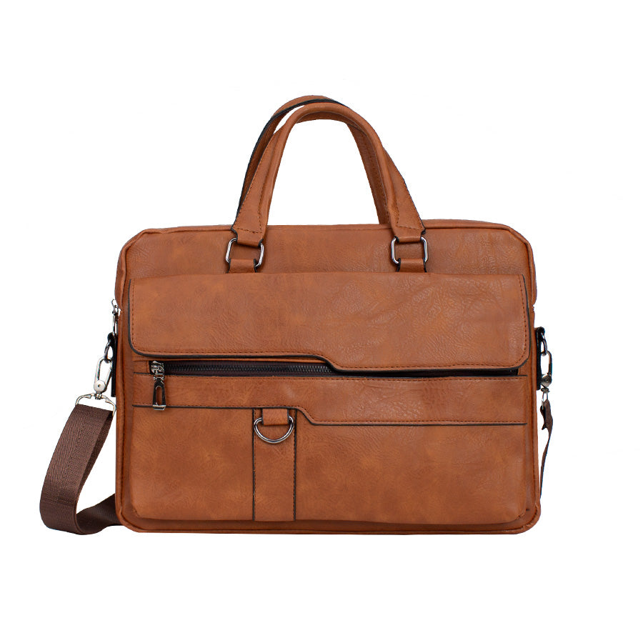 Maletín ejecutivo porta-notebook de Eco-cuero "BRONSON" 6.5L