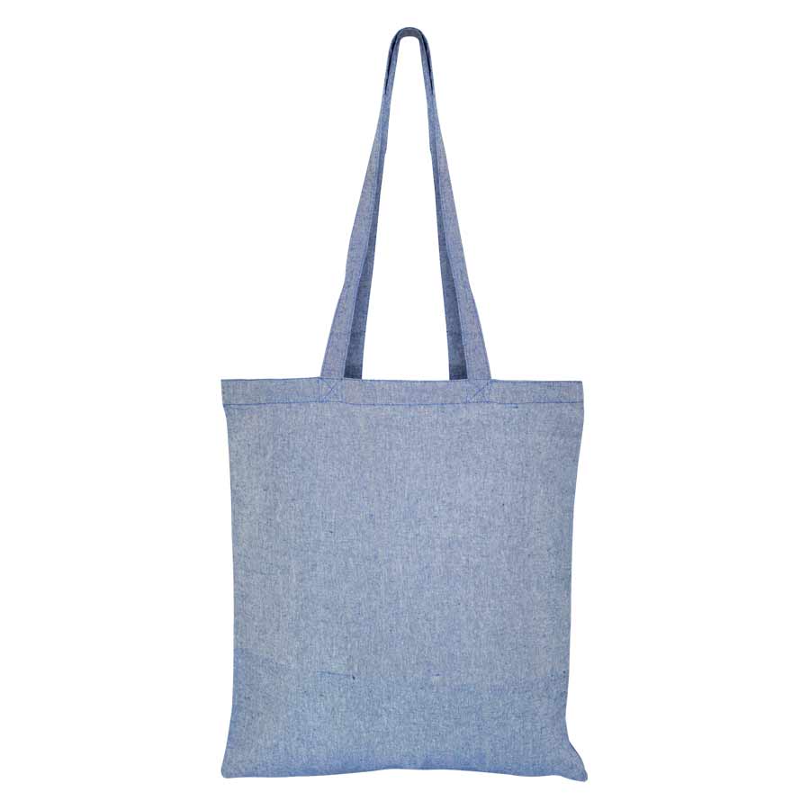 Bolsa 100% Algodón Reciclado de 130g/m2, modelo «DENIM». Pack de 12 unidades