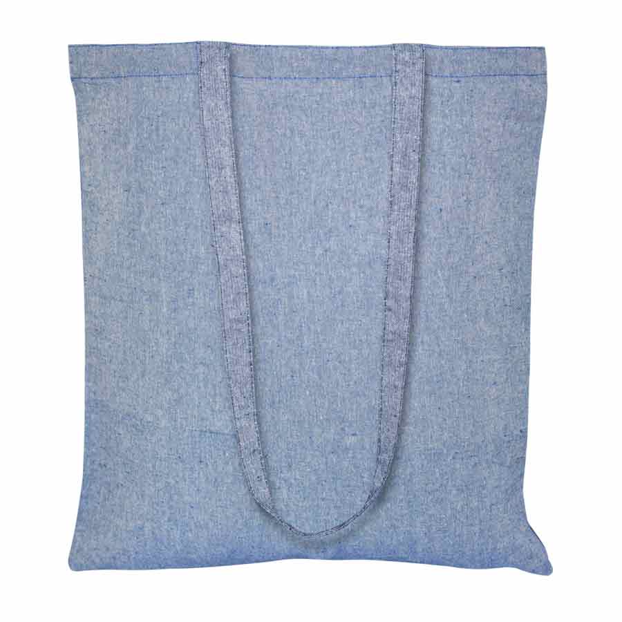 Bolsa 100% Algodón Reciclado de 130g/m2, modelo «DENIM». Pack de 12 unidades
