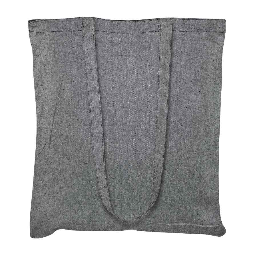 Bolsa 100% Algodón Reciclado de 130g/m2, modelo «DENIM». Pack de 12 unidades