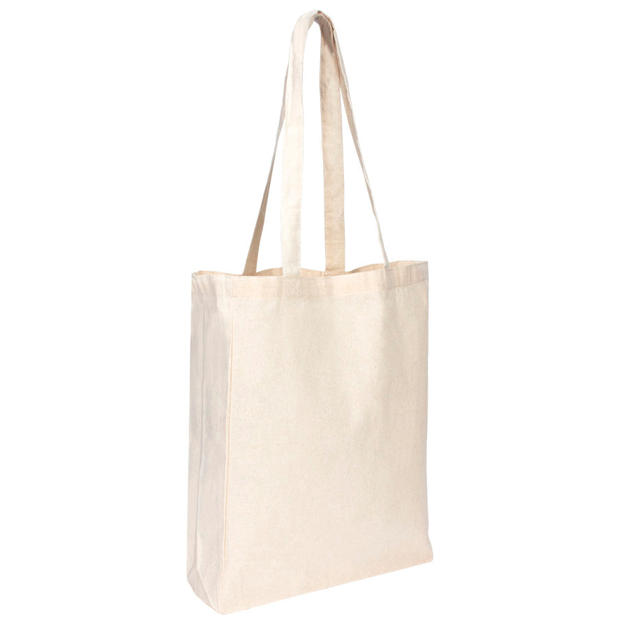Bolsa de PolyCotton SAVE THE PLANET 30 x 40 X 10 cm. Pack de 6 unidades