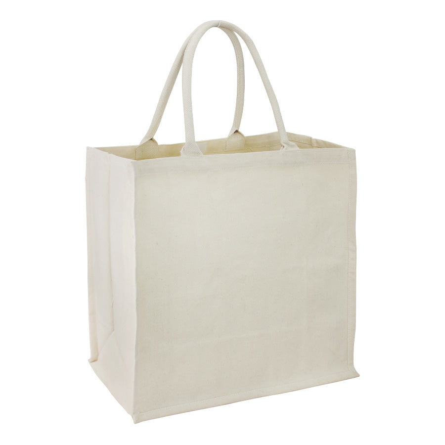 Bolsa de Canvas Algodón natural de 10 onzas, modelo «Nepal» Pack de 12 unidades